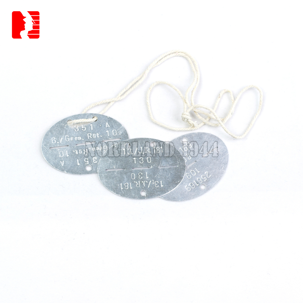 German Erkennungsmarke, Identity Tags,Dag Tags High-end Replica Free Engraving