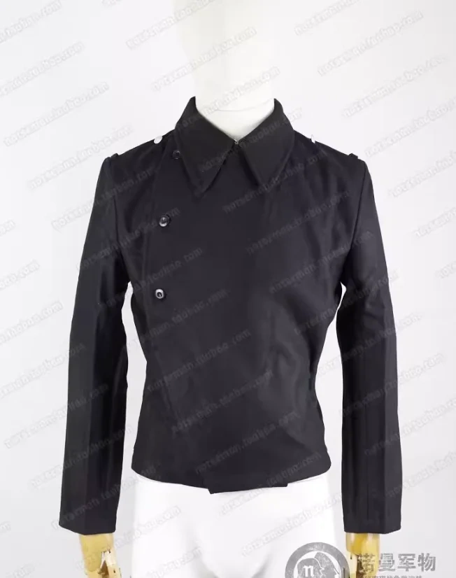 Reproduction Cosplay German WH Black Panzer Wrap Tunic & Pants. (Feldjacke für Panzertruppe) Nordland 1944