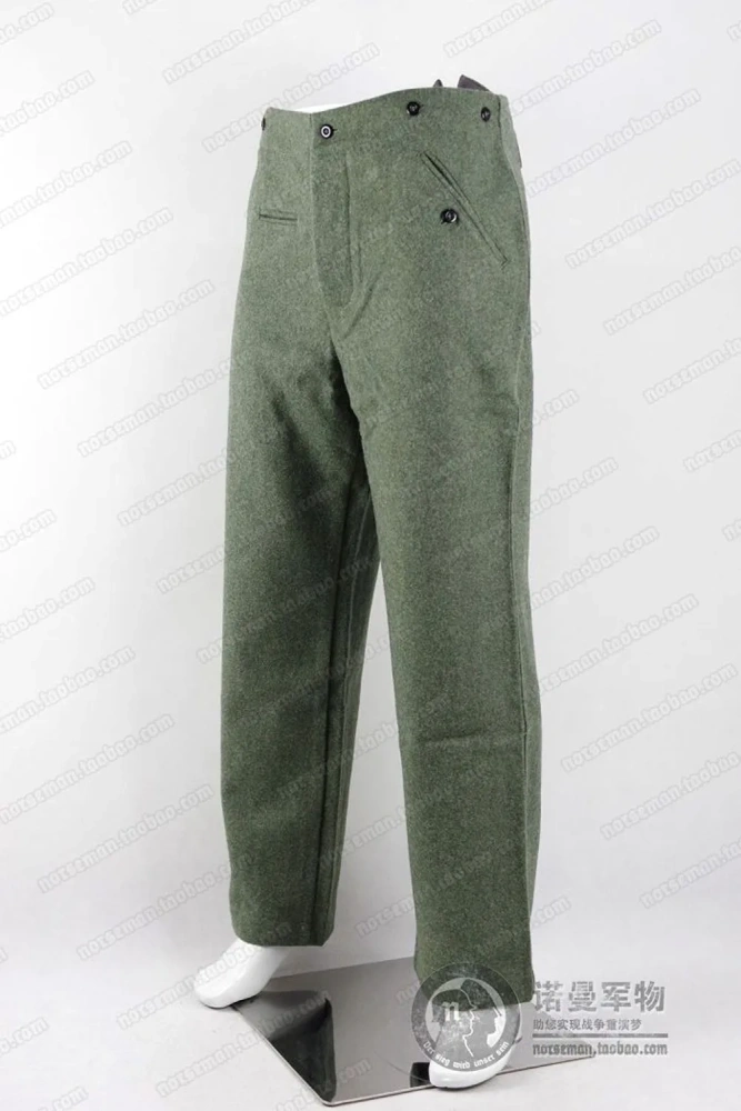 Reproduction Cosplay German M40 heer / elite field Wool Trousers Pants  Nordland 1944