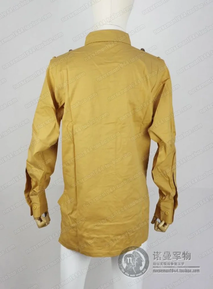 Reproduction Cosplay German DAK Tropical Uniforms Tropical Issue Shirt Tropen Hemd Nordland 1944