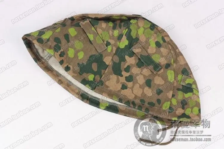 Cosplay German Elite Palmtree, Oak-Leaf, Plane Tree, Leibermuster, Dot44 Pattern Camouflage Reversible Helmet Cover Reenactment
