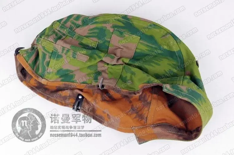 Cosplay German Elite Palmtree, Oak-Leaf, Plane Tree, Leibermuster, Dot44 Pattern Camouflage Reversible Helmet Cover Reenactment