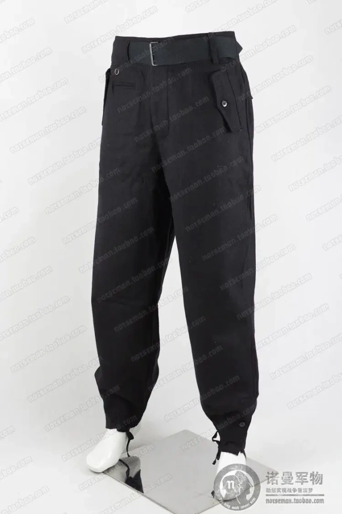 Reproduction Cosplay German WH Black Panzer Wrap Tunic & Pants. (Feldjacke für Panzertruppe) Nordland 1944