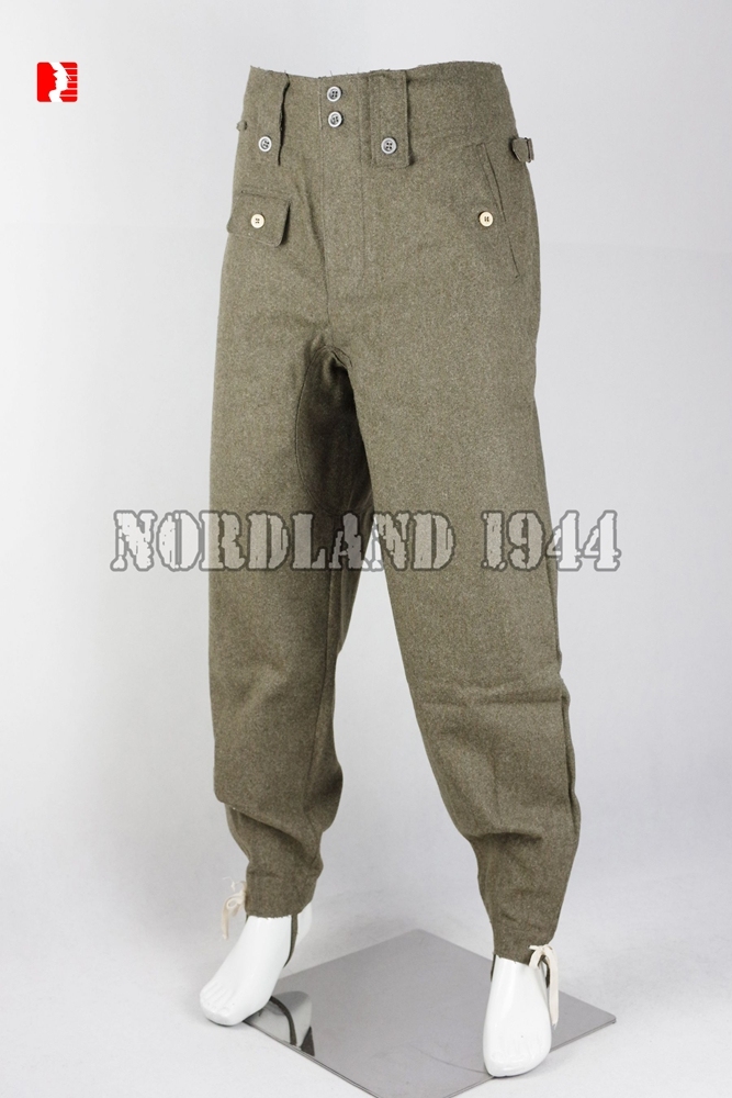 German M44 Late Field Grey Wool Field Blouse Suit Tunic M43 Pants WH/Elite Shoulder Straps