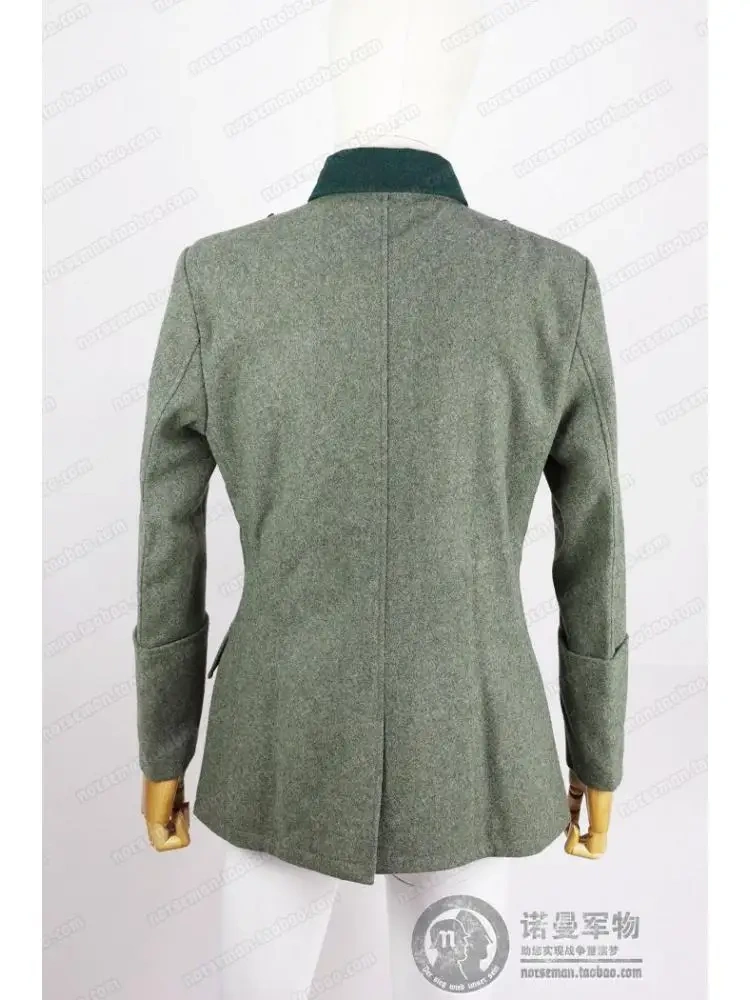 Reproduction Cosplay German M41 Field Grey Officer Wool Field Blouse Tunic and Trousers Pants Nordland 1944 Nordland 1944