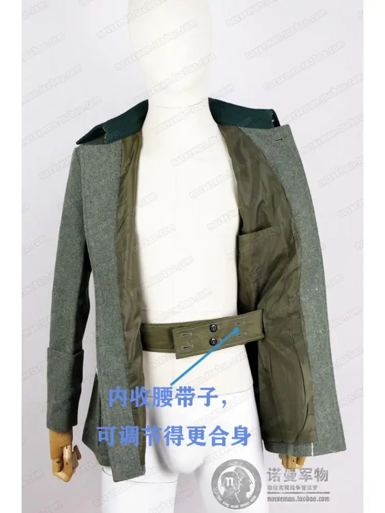 Reproduction Cosplay German M41 Field Grey Officer Wool Field Blouse Tunic and Trousers Pants Nordland 1944 Nordland 1944