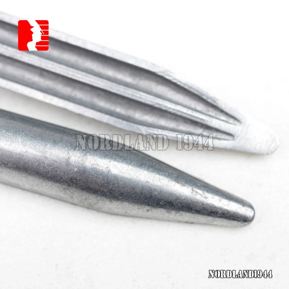 Reproduction Aluminum Zeltbahn Peg tend pegs reenactment Nordland 1944 Store