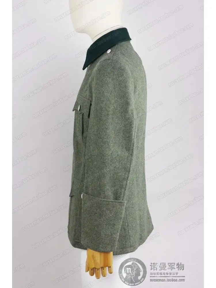 Reproduction Cosplay German M41 Field Grey Officer Wool Field Blouse Tunic and Trousers Pants Nordland 1944 Nordland 1944