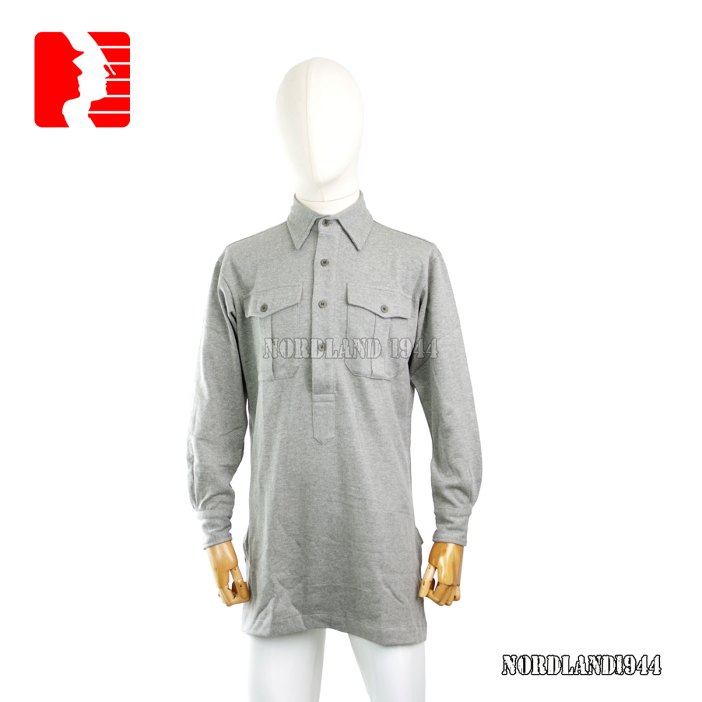 gray trikot undershirt knitted shirt