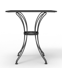 Iron square bar table