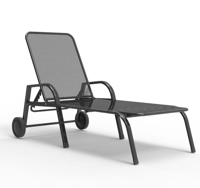 Outdoor iron lounge