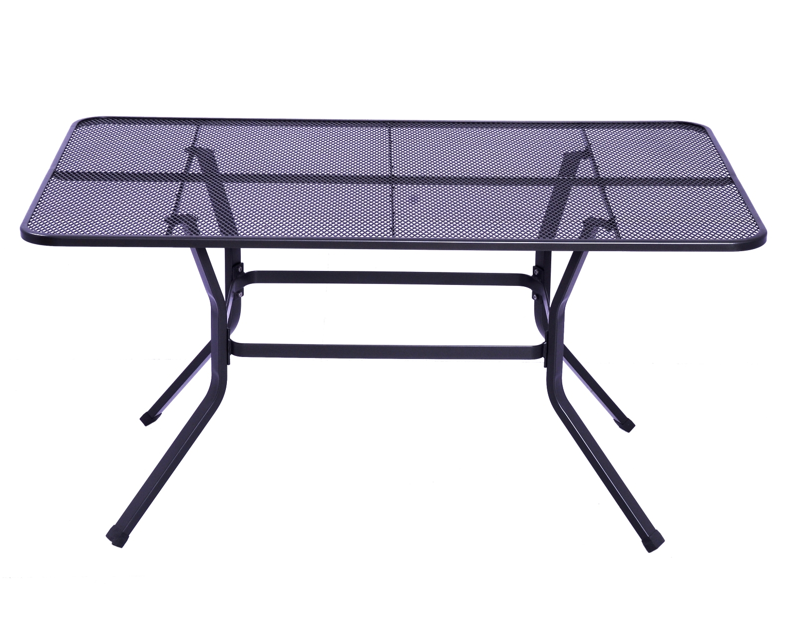 Outdoor wire mesh long table