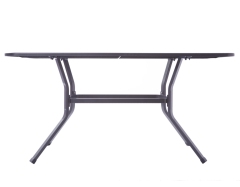 Outdoor wire mesh long table