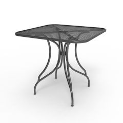 Outdoor metal mesh table