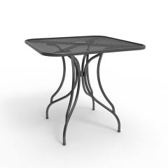 Outdoor metal mesh table