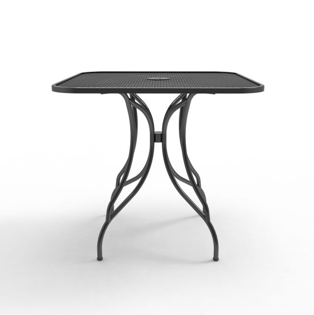 Outdoor metal mesh table