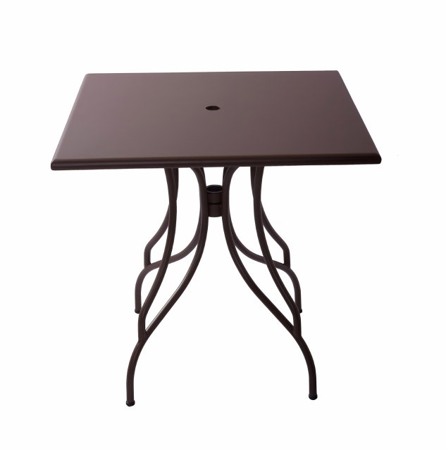 Outdoor casual metal table