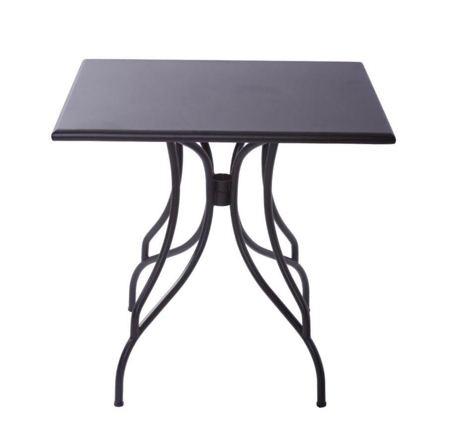 Outdoor casual metal table