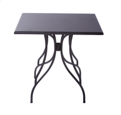 Outdoor casual metal table