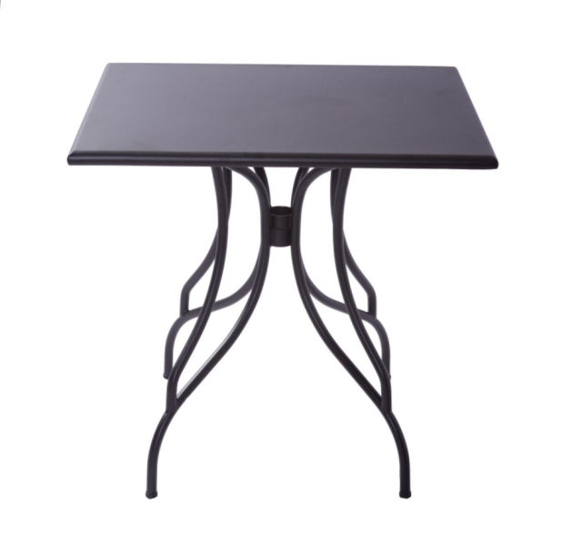 Outdoor casual metal table