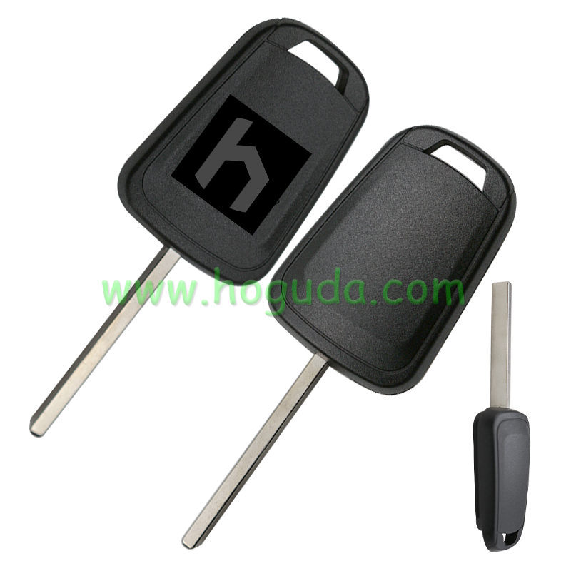 For Chevrolet transponder key shell with HU100 blade
