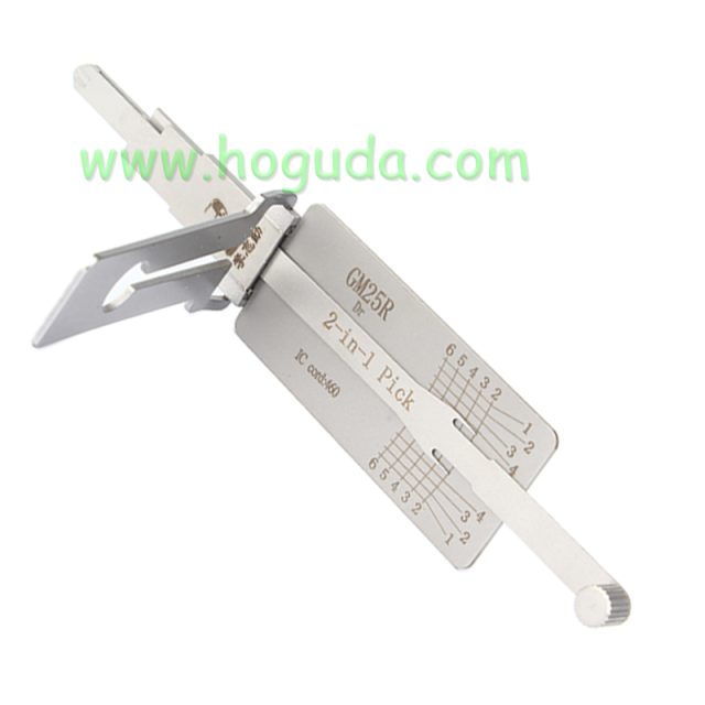 Lishi Tool GM25R Dr 2-in-1 pick  Lishi style  2 in 1 lock pick and decoder locksmith tool used for US old Buick Chevrolet
