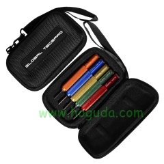 Pin installing tool set used for flip remote key