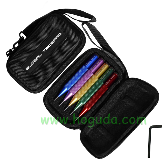 Pin remove tool set used for flip remote key