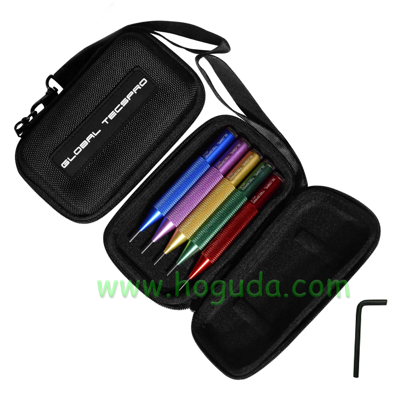 Pin remove tool set used for flip remote key