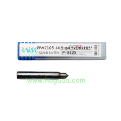 Raise 105 Degree φ4.5xD6x90°x45L Carbide Steel End Milling Cutter For Key Cutting Machine Drill Bit Parts Locksmith Tools DW2105-J4.5