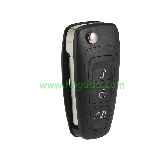 For Original Ford 3 Button remote key PCB board  with 433.92Mhz FSK ID63 80bit Chip  BK2T-15K601-AA/AB/AC A2C53435329 Original PCB+Aftermarket key shell