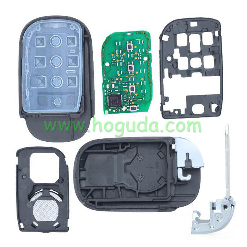 For Honda Civic CR-V HR-V Accord Pilot 3+1 smart remote key with 4A Chip 433.92MHz FCCID:KR5TP-4