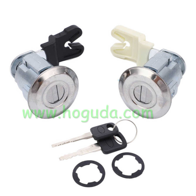 For Ford Car Front Door Lock Cylinder Set XL2Z7821990AC F87Z7821990BA Replacement For Ford E150 E250 E350