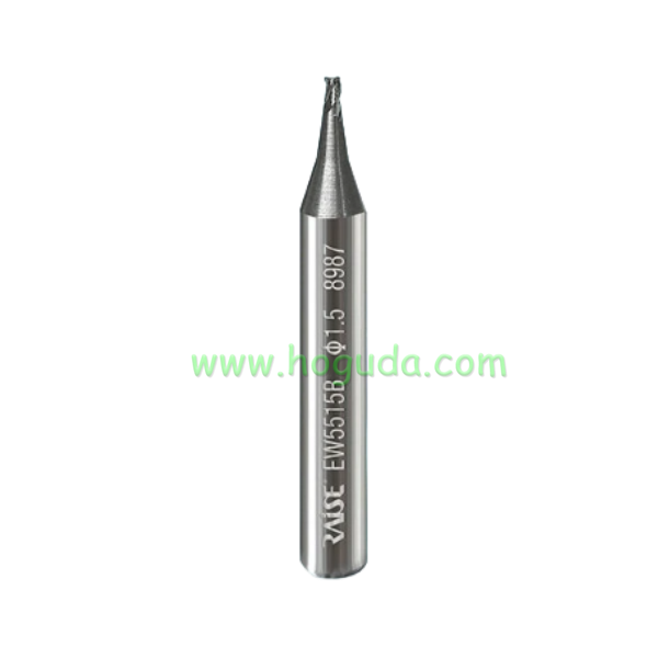 Raise 1.5mm Milling Cutters Carbide Steel For Key Machine φ1.5xD6x40x3F