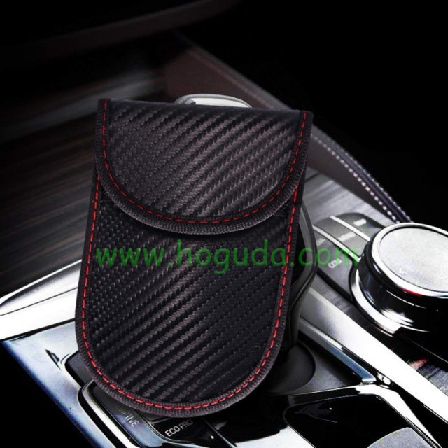 Car Keys Case FOB Signal Blocker Bag RFID Shielding Key Credit Card Bags Organizer for Privacy Protection Size :12 * 8cm
