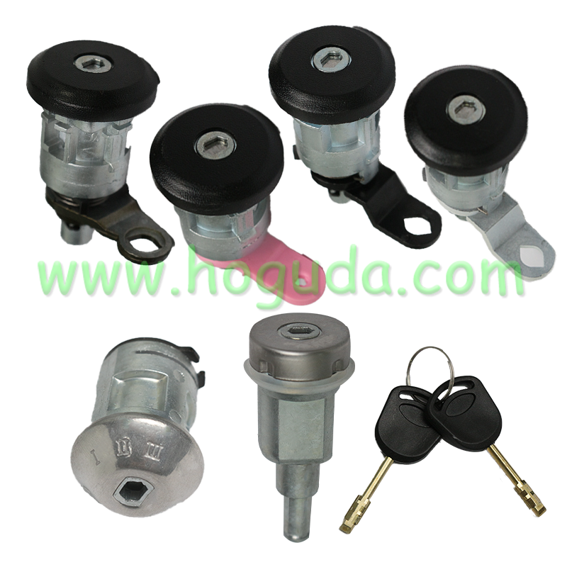 For Ford Transit 95VB B22050 FG full lock set ignition switch full barrel sliding side door lock