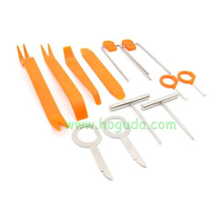 12pcs Auto Dismantle Tools Kit Car Radio Door Clip Panel Trim Dash Audio Removal Installer Pry Kit Refit Set