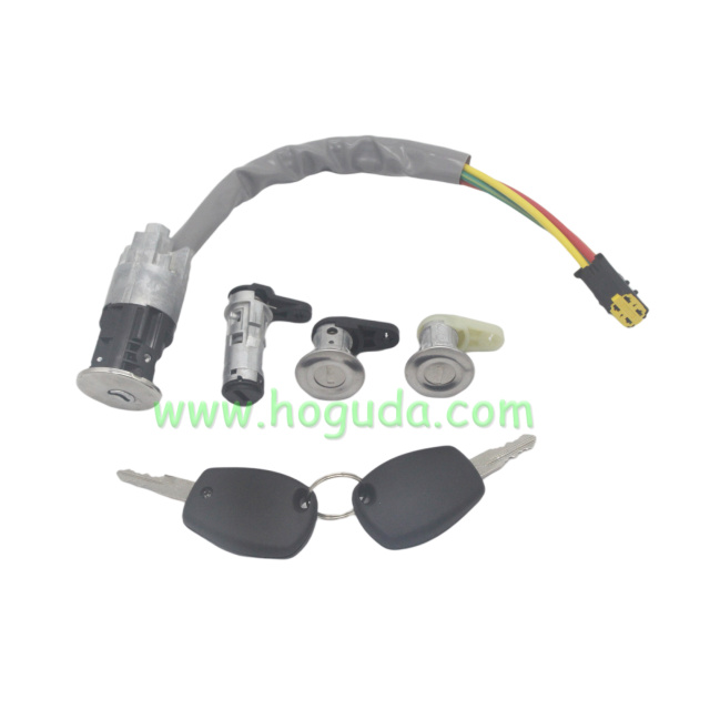 For Renault full set ignition switch tailgate lock 806014108R 6001549589 487004353R 36.451.600 FOR RENAULT DACIA LOGAN