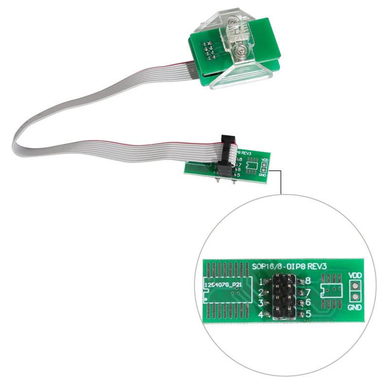 8Pin Adapter Soic 8 Sop8 Anti-theft Data Reading EEPROM Clip Works iProg/Orange/XPROG/CG PRO/VVDI Prog/UPA V1.3 For BMW FEM-BDC