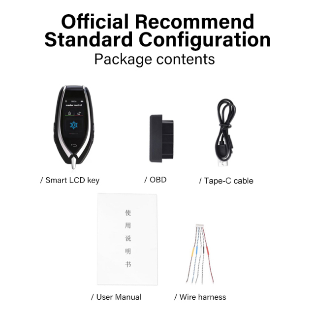 CF930 Universal Modified Remote Smart LCD Key Display Car Key Keyless Go