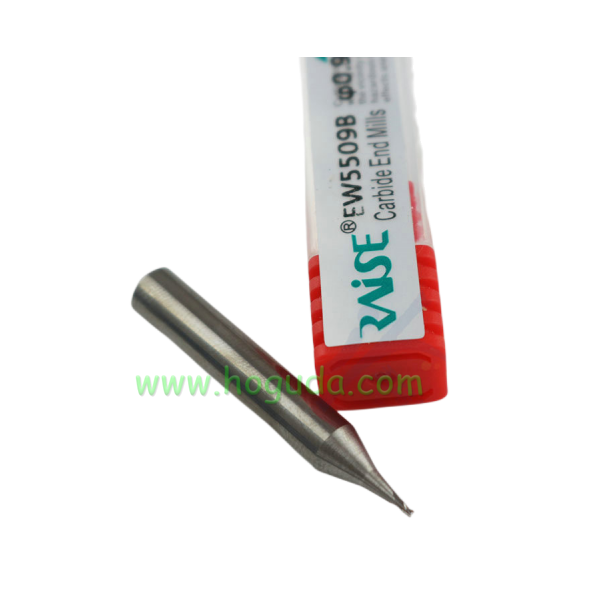 Raise 0.9mm Milling Cutters Carbide Steel For Key Machine  φ0.9xD6x40x3F