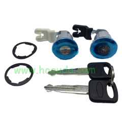 For Ford Car Front Door Lock Cylinder Set XL2Z7821990AC F87Z7821990BA Replacement For Ford E150 E250 E350