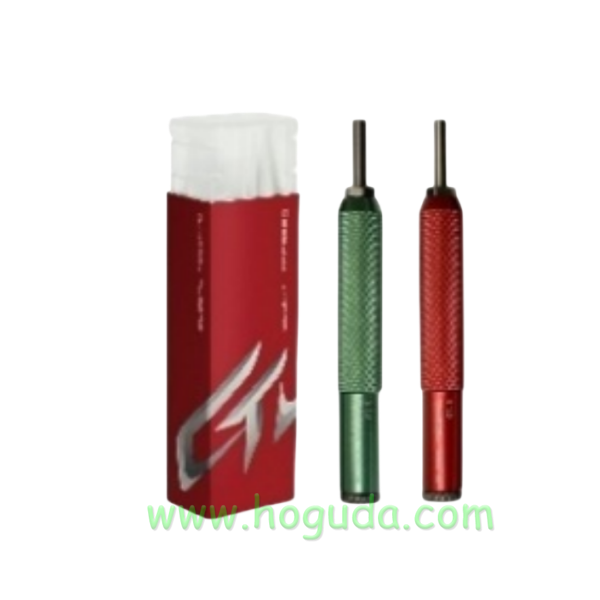 Pin installing tool set used for flip remote key