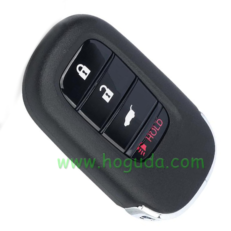 For Honda 3+1 button smart remote key with 433MHz 4A Chip  FCC ID: KR5TP-4