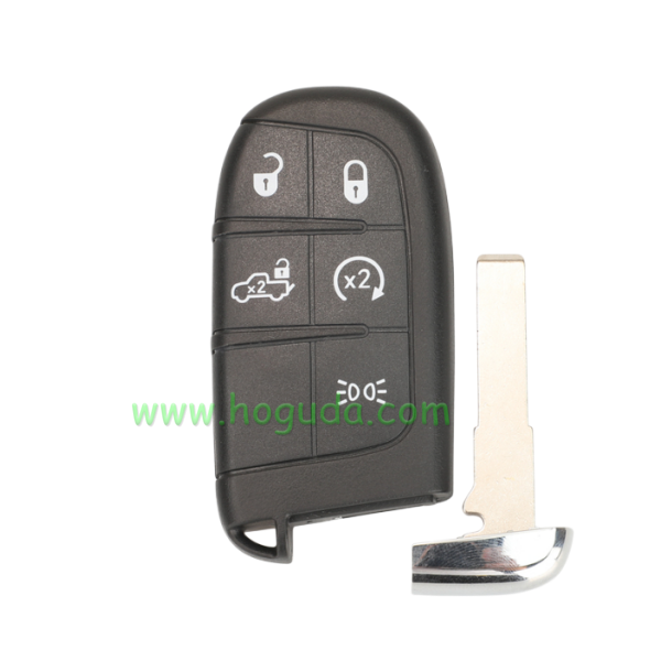 For Fiat 5 button remote key with 433Mhz PCF7953M /PCF7945 4A HITAG AES HITAG AES Chip FCC ID:M3N-40821302