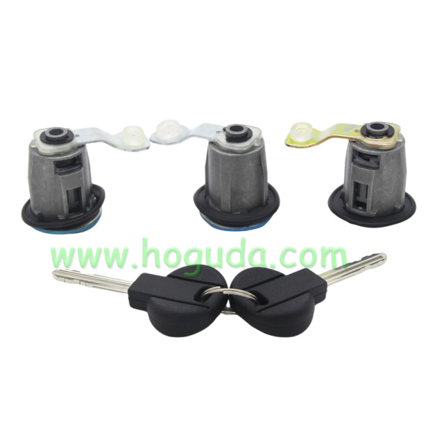 For Peugeot  9170G3 252522 LEFT RIGHT DOOR LOCK CYLINDER WITH 2 KEYS
