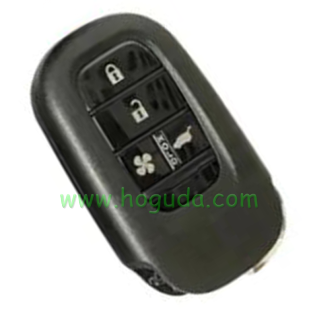 For Honda 4 button Smart Remote Car key with 433MHZ 4A Chip  FCC ID : KR5TP-4