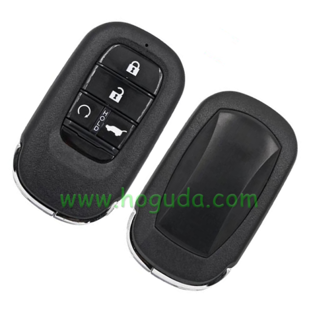 For Honda 4 button Smart Remote Car key with 433MHZ 4A Chip  FCC ID : KR5TP-4