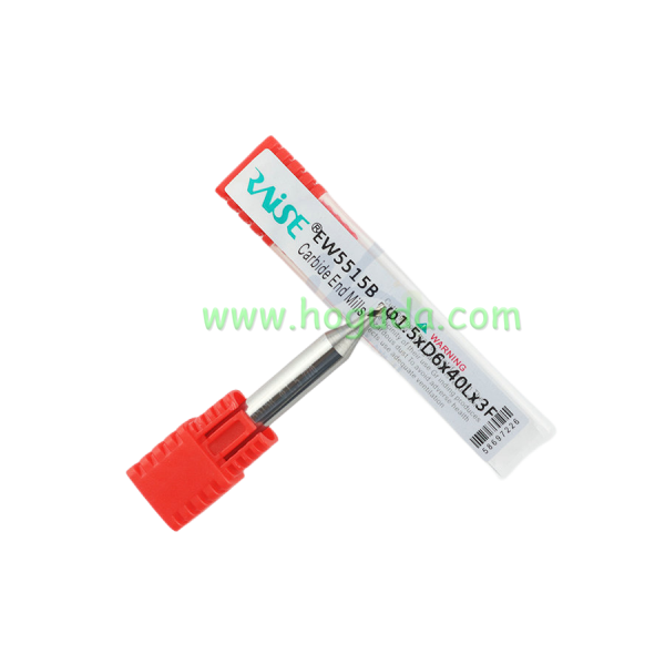 Raise 1.5mm Milling Cutters Carbide Steel For Key Machine φ1.5xD6x40x3F
