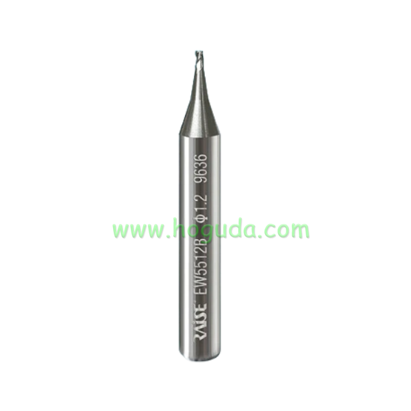 Raise 1.2mm Milling Cutters Carbide Steel For Key Machine φ1.2xD6x40x3F